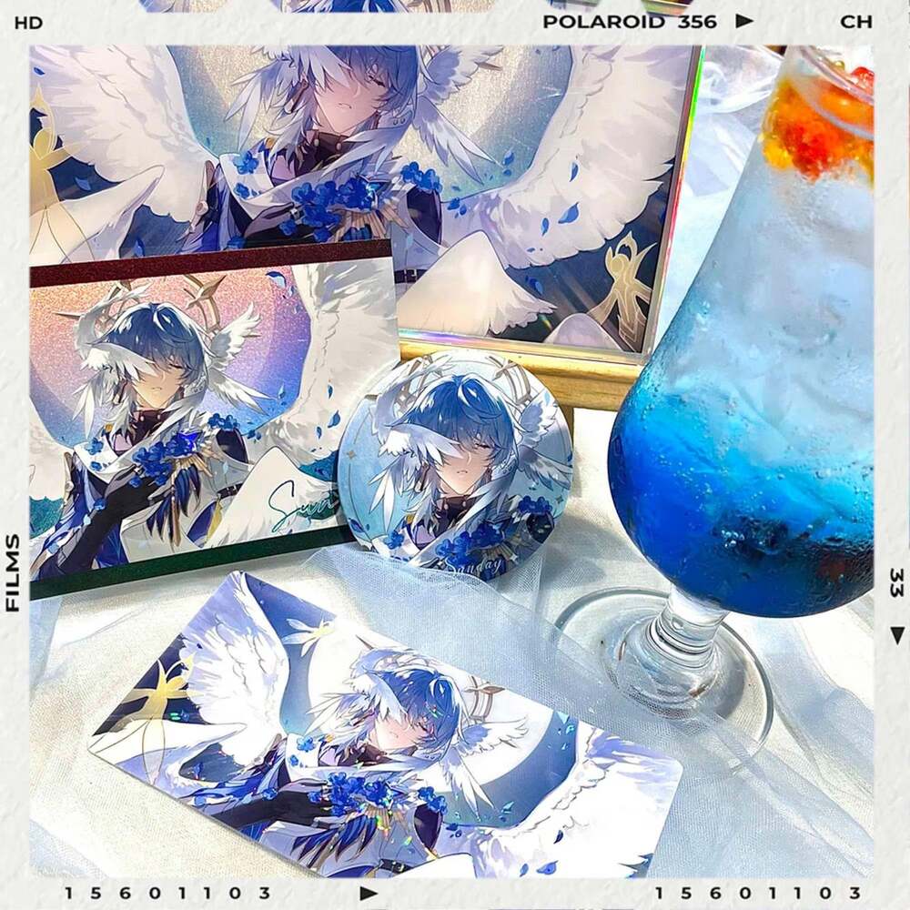 Honkai: Star Rail Sunday "Oracle Arrival" Series Fan Set - Double Sparkle Badge,